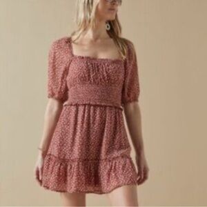 Francesca’s collection Trixxi floral dress size small new with tags